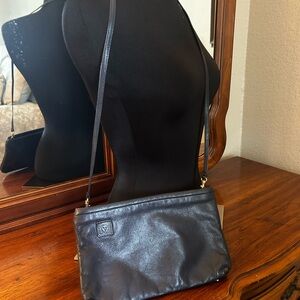 Anne Klein Black Crossbody Bag